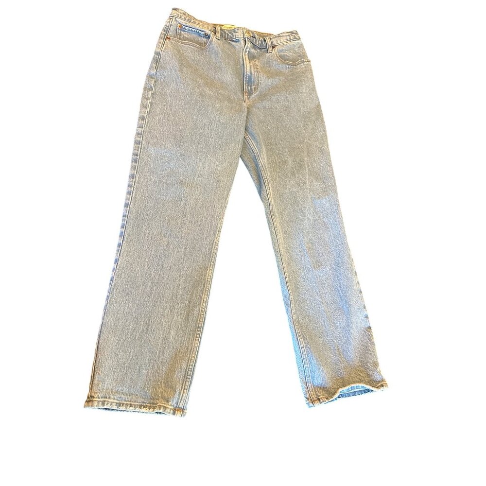 Abercrombie & Fitch 90s‎ Straight Ultra High Rise Jeans Size 30 Light Blue Denim